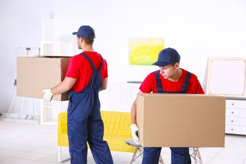 Removal team preparing a local move in Earlscourt