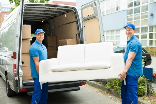 Customer raising a service concern during a removals process