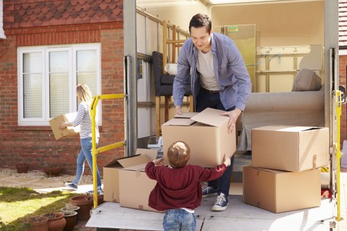 Earlscourt removals team explaining transparent pricing for a move