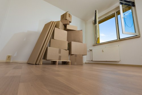 Packing and protective wrapping for a home move in Earlscourt