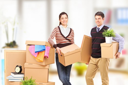 Unpacking boxes and setting up a new home in Earlscourt